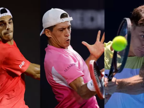 Tres tenistas argentinos juegan en busca de las semifinales