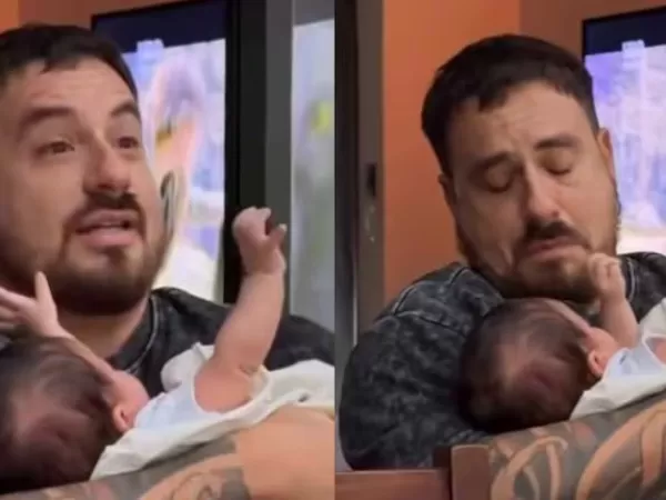El llanto de Federico Bal al tener a upa al beb&eacute; de Sof&iacute;a Pachano