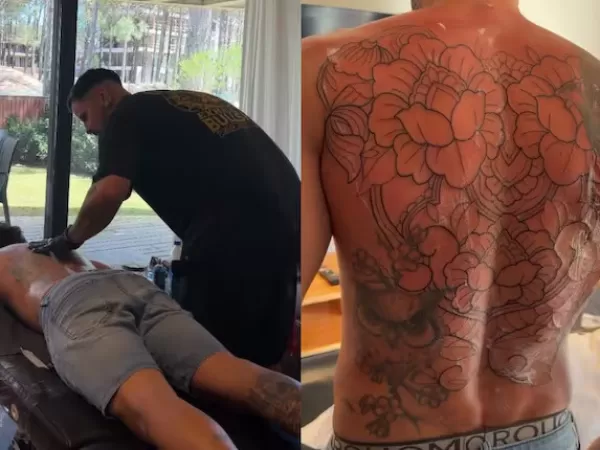 Nicol&aacute;s Cabr&eacute; se tatu&oacute; toda la espalda