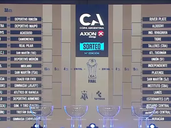 Boca debutará con Gimnasia de Chivilcoy y River ante Ciudad de Bolívar