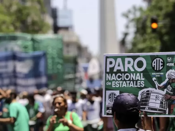 ATE confirmó la fecha del paro nacional y se moviliza al Congreso contra la reforma laboral