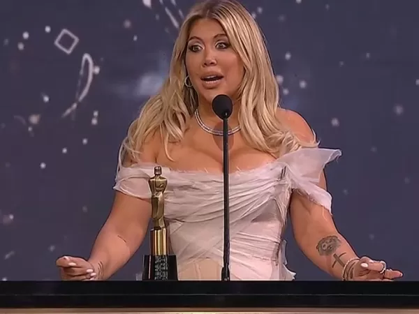 Wanda Nara respondi&oacute; tajante a las cr&iacute;ticas tras su premio en los Mart&iacute;n Fierro 2026