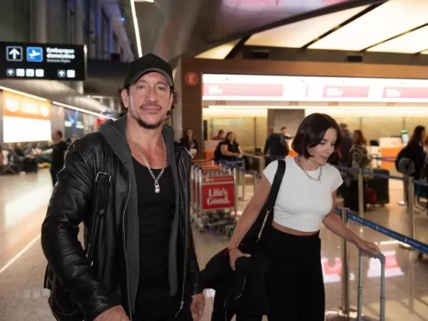 Nico Vázquez y Dai Fernández hicieron su primer viaje en pareja a Estados Unidos