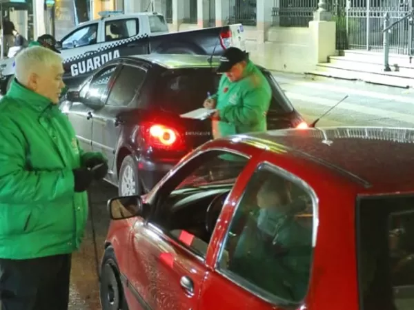 Operativo de seguridad y control vehicular en Monte Grande