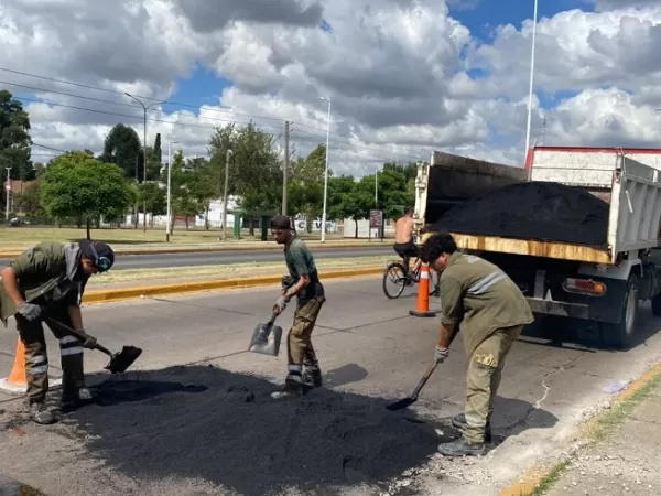 El Municipio avanza con los trabajos de bacheo