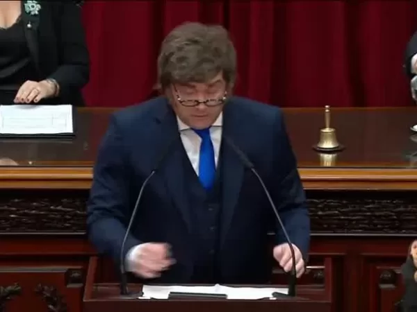 Con chicanas a la oposici&oacute;n y los industriales, Javier Milei inaugur&oacute; las sesiones ordinarias reforzando su alineamiento con Washington