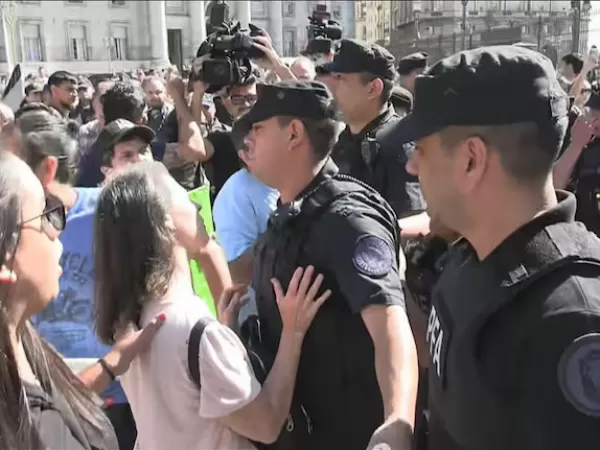 Incidentes en una protesta por la Ley de Discapacidad