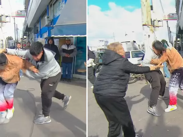 Brutal pelea entre familiares de v&iacute;ctimas y empleados de la cl&iacute;nica trucha de Gonz&aacute;lez Cat&aacute;n