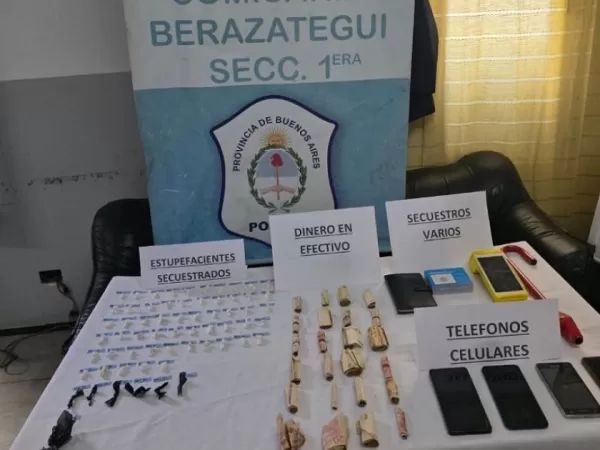 Secuestraron dosis de coca&iacute;na y detuvieron a tres personas