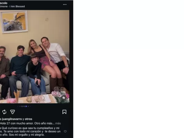 La tierna declaraci&oacute;n de amor de Juan Gil Navarro a su novia 25 a&ntilde;os menor