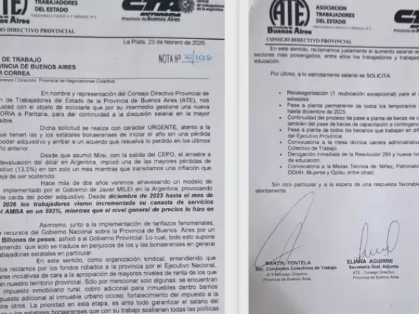 El ins&oacute;lito pedido de un gremio a Kicillof para aumentar los sueldos de los estatales bonaerenses