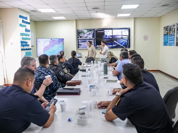 Fabiani y Eichel se reunieron con autoridades policiales