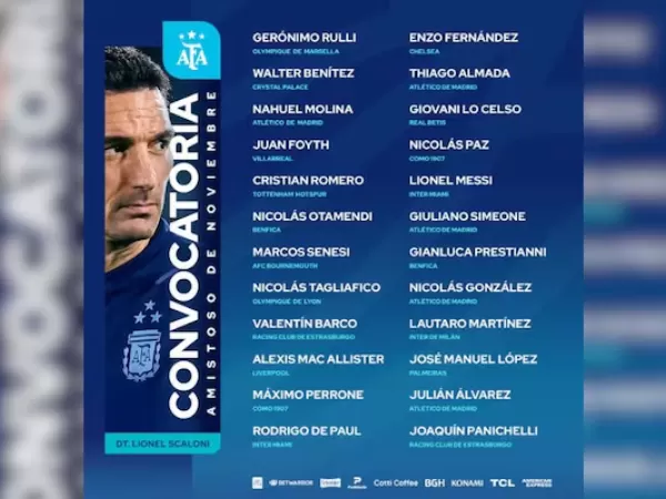 Con sorpresas, los convocados de Scaloni para el amistoso con Angola
