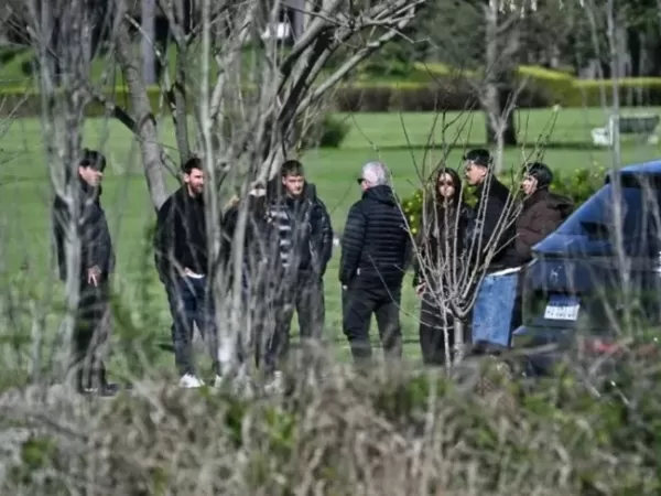 Lionel Messi despidi&oacute; a Jorge en un &iacute;ntimo encuentro familiar en Rosario