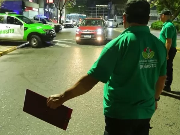 Monte Grande: Operativo de seguridad y control vehicular en la Plaza Mitre