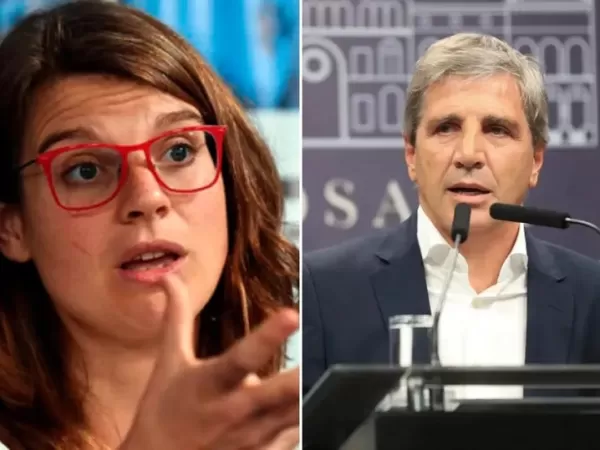 Fuerte cruce entre Delfina Rossi y Luis Caputo por la recompra de deuda