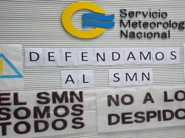 Paro total del Servicio Meteorol&oacute;gico Nacional ante el anuncio de 240 despidos