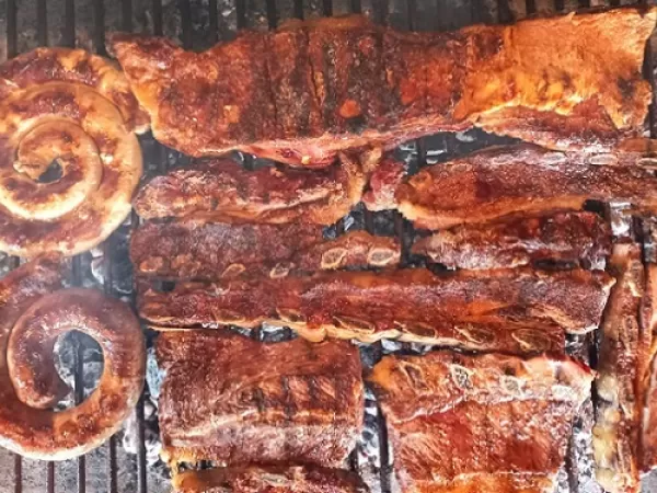 Comer asado, un lujo