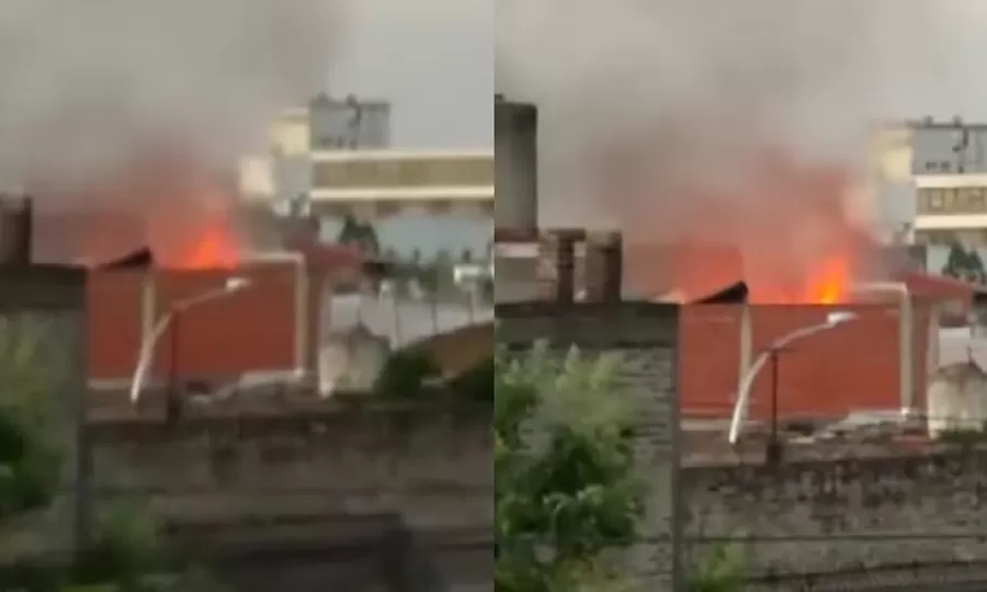 Se incendi&oacute; un dep&oacute;sito de telas en Valent&iacute;n Alsina