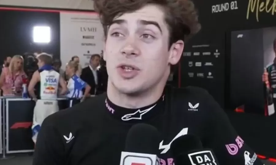 Franco Colapinto se quej&oacute; de la fuerte sanci&oacute;n que recibi&oacute; en el GP de Australia