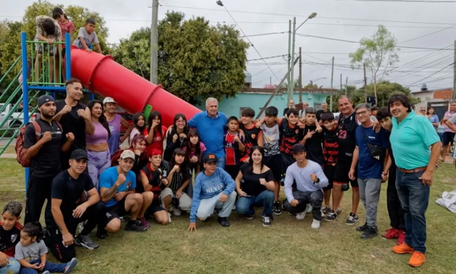 Inauguraron una nueva plaza en el barrio Alejandro I
