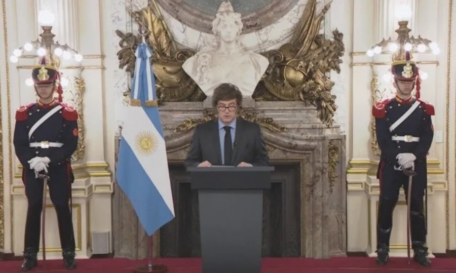 Por cadena nacional, el presidente Javier Milei presentó el proyecto de Presupuesto 2026.