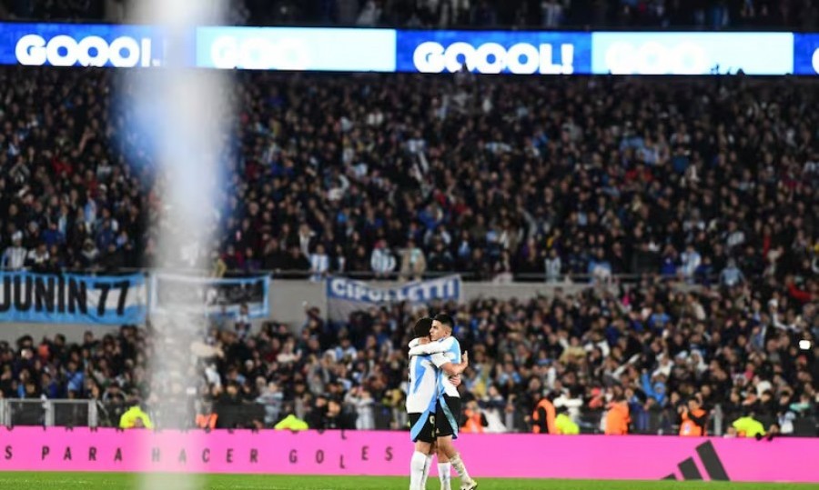Los de Scaloni lo igualaron con un tanto de Almada.
