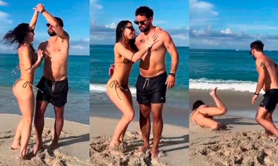 El actor y la bailarina disfrutan de su reconciliación en Miami.