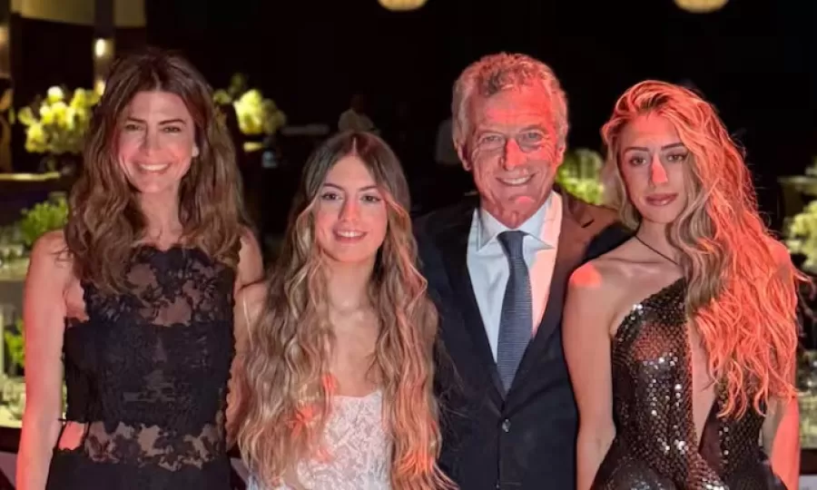 Antonia, la hija de Mauricio Macri y Juliana Awada, festej&oacute; sus 15 a&ntilde;os