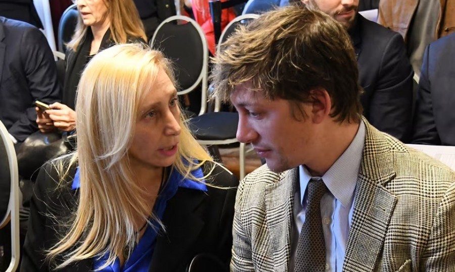 Karina Milei y Santiago Caputo.