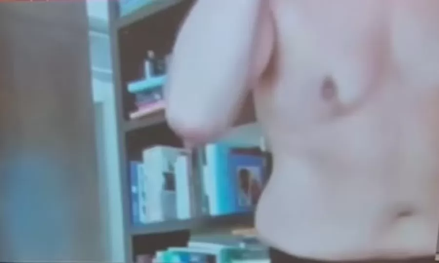 Abal Medina apareció semidesnudo en la audiencia virtual en el juicio por los Cuadernos