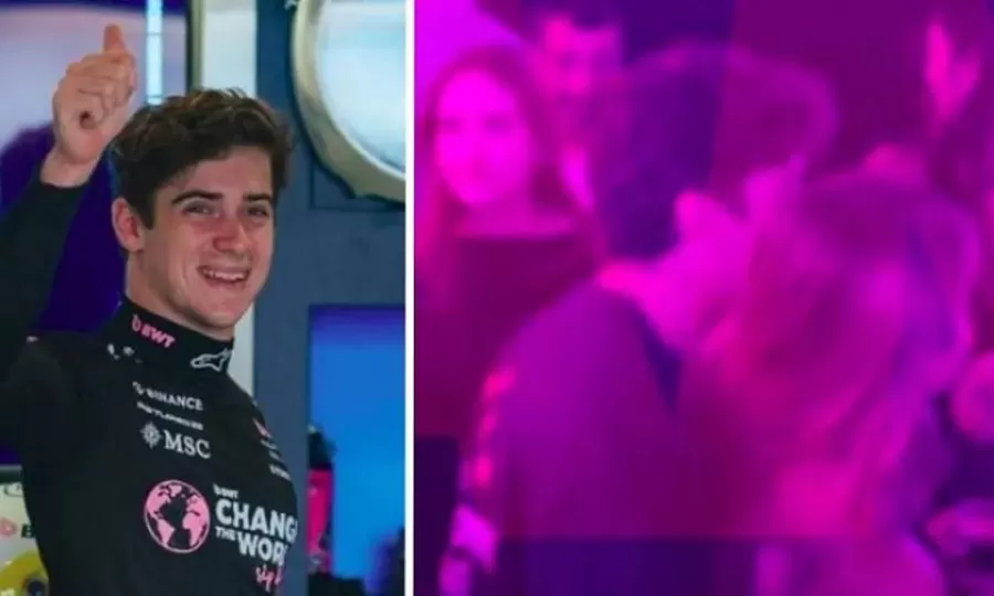 Franco Colapinto fue visto junto a una famosa cantante