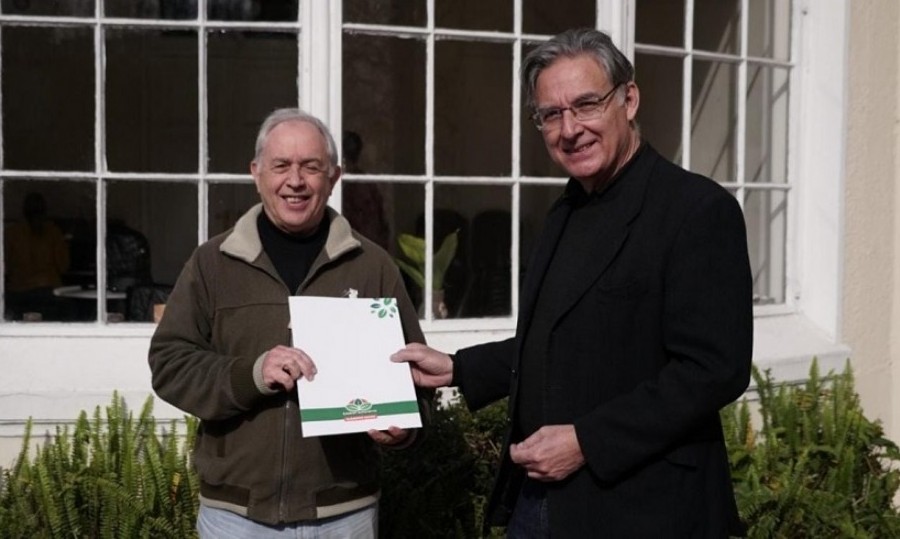 Carlos Souza, presidente del Instituto Belgraniano local, recibió un subsidio.