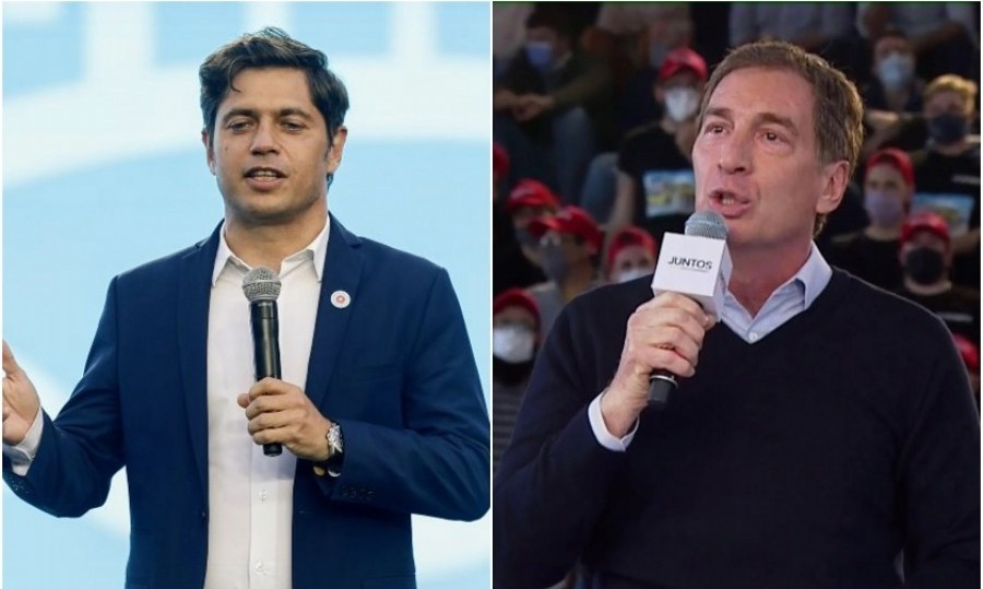 Axel Kicillof y Diego Santilli serían los candidatos más votados si las elecciones PASO a gobernador bonaerense se realizaran hoy.