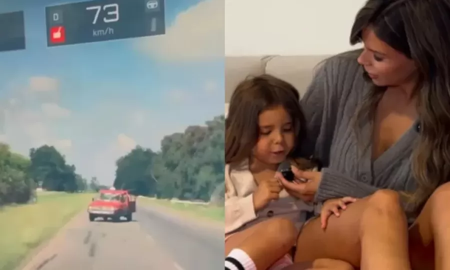 El fuerte descargo de Barby Franco tras el accidente que sufri&oacute; con su hija en el Tesla