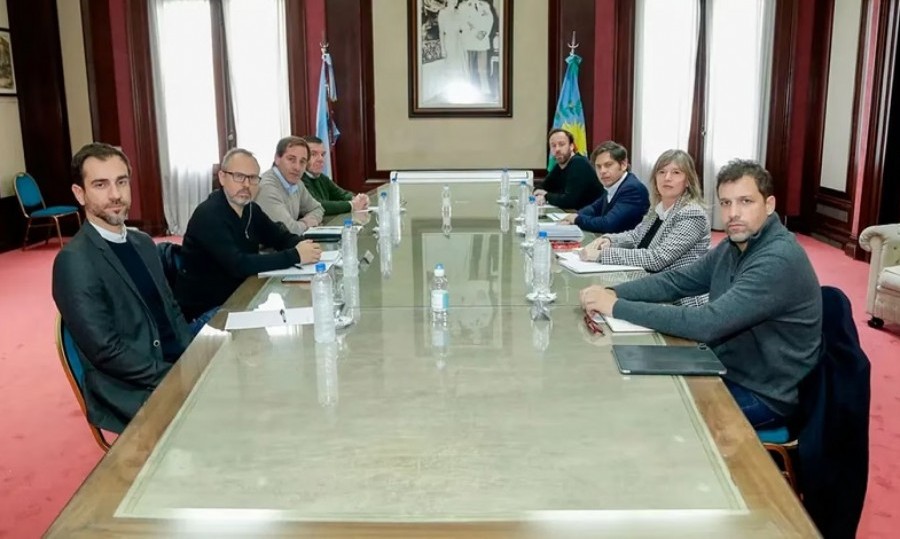 Los intendentes del PRO se reunieron con Kicillof en La Plata.