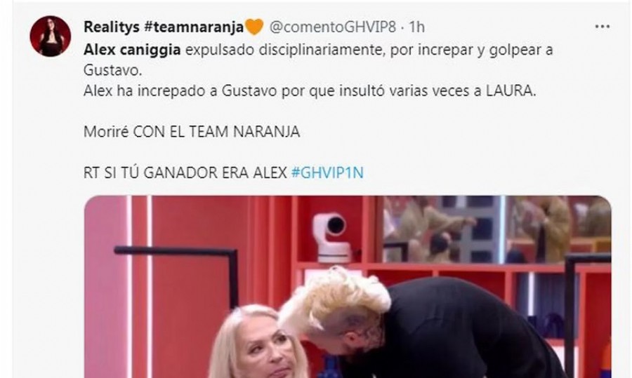 El comunicado oficial de GH Vip España explicó que tomaron una medida disciplinaria con el participante argentino.