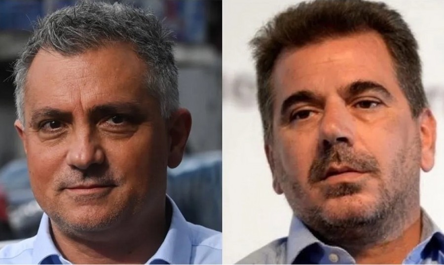 Sebastián Pareja y Cristian Ritondo.
