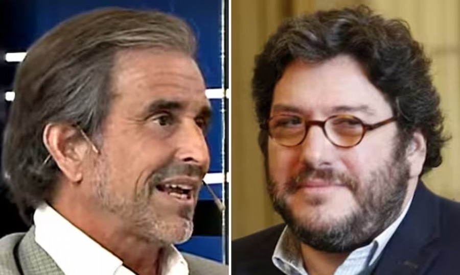 El diputado nacional Alberto “Bertie” Benegas Lynch y el exsecretario de Cultura de Mauricio Macri, Pablo Avelluto.