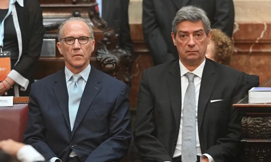 Carlos Rosenkrantz y Horacio Rosatti en la Asamblea Legislativa.
