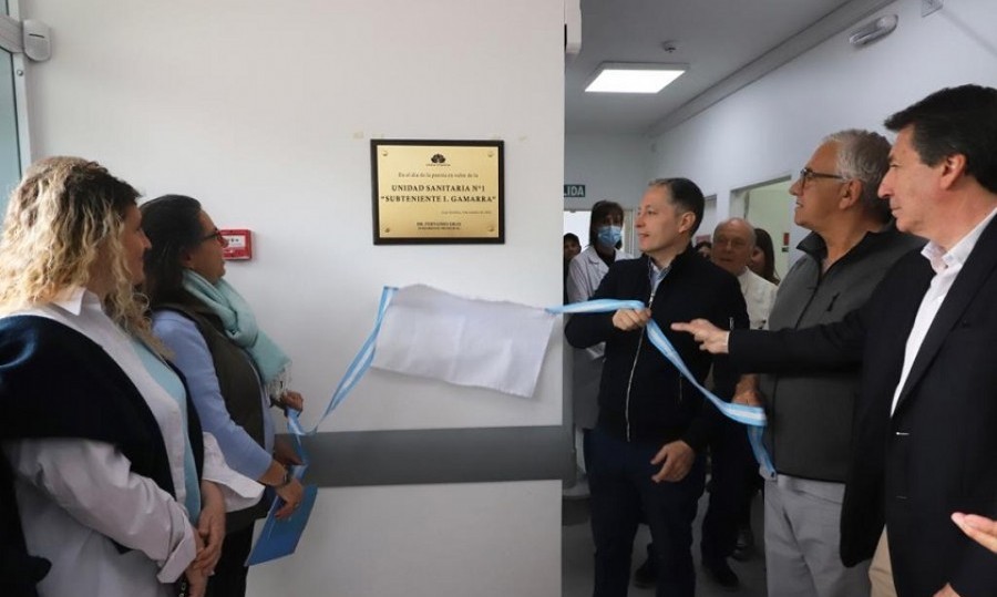 Inauguración de la ampliación de la Unidad Sanitaria N° 1.