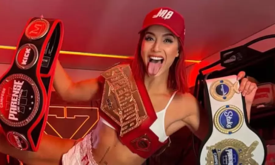 Flor Vigna gan&oacute; un t&iacute;tulo de boxeo y asegur&oacute; que entrenar la ayud&oacute; a salir adelante