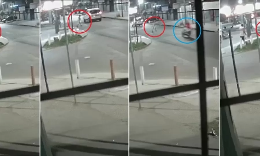 Atropell&oacute; a una mujer con una moto prestada y sin seguro