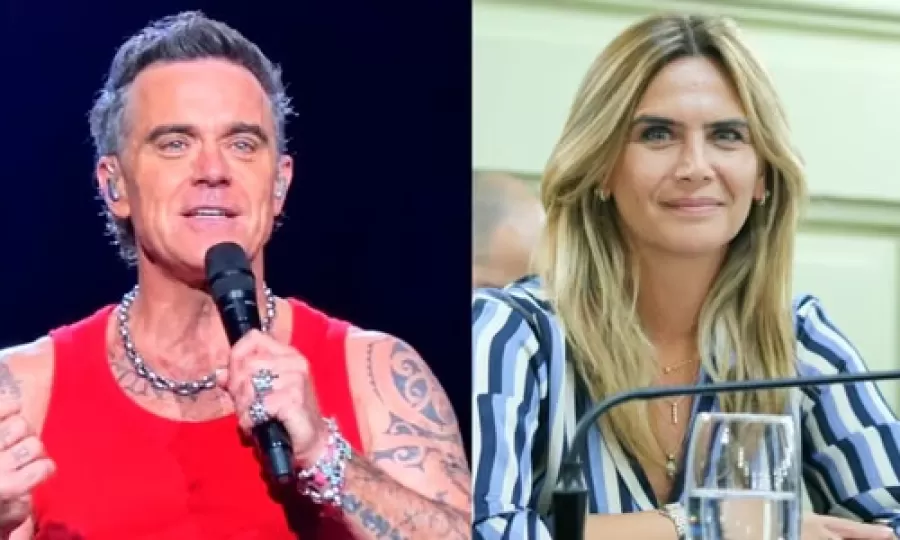 La picante respuesta de Amalia Granata al gui&ntilde;o de Robbie Williams en su show