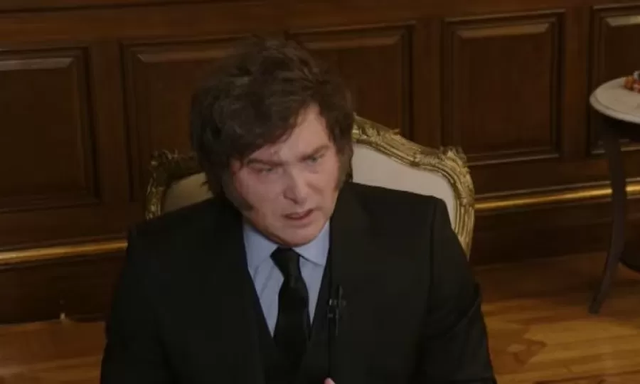 Milei defendi&oacute; su programa y neg&oacute; que la econom&iacute;a vaya a entrar en recesi&oacute;n