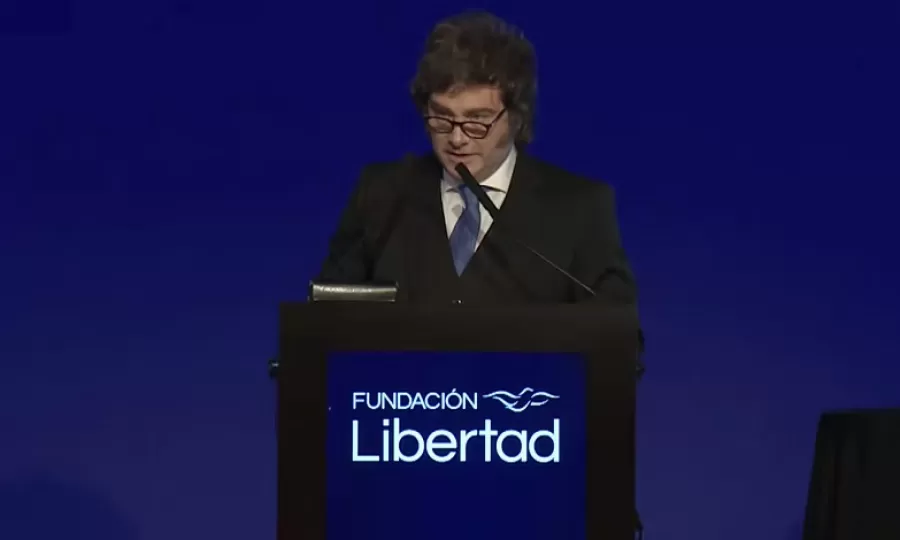 Milei defendi&oacute; su programa econ&oacute;mico y volvi&oacute; a cuestionar la toma de deuda: &ldquo;Es profundamente inmoral&rdquo;