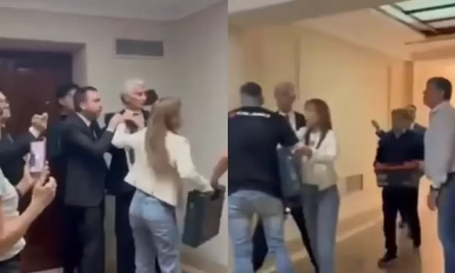 Una senadora K denunci&oacute; que fue agredida por personal de seguridad tras el bloqueo de su despacho