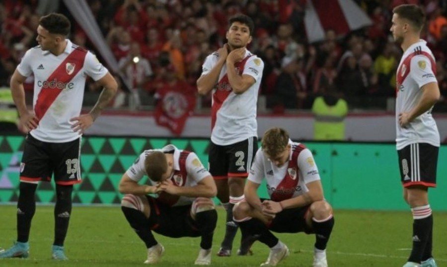 River perdió como visitante por 3 a 1 frente a Palmeiras de Brasil.