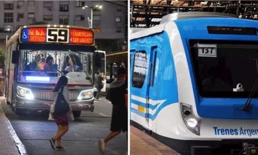 A partir del lunes aumenta el boleto de colectivos y trenes en el AMBA