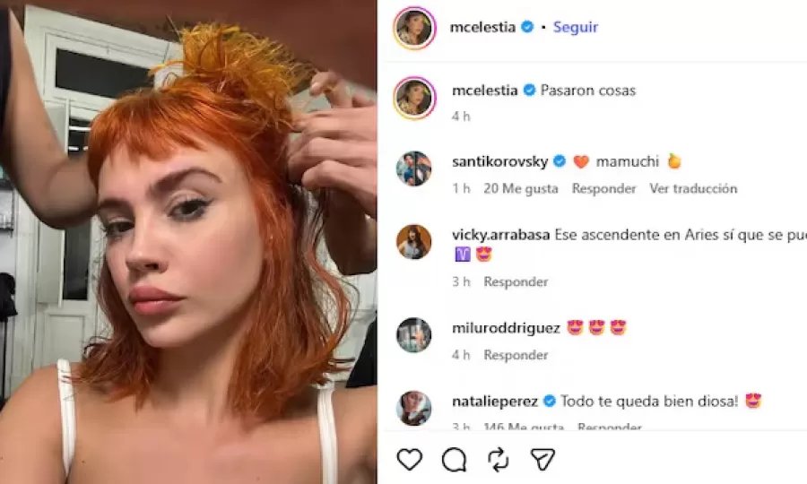 Celeste Cid apost&oacute; por un radical cambio de look y sorprendi&oacute; a sus seguidores